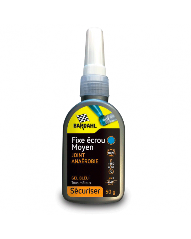 FIXE ÉCROU MOYEN BLEU 50g