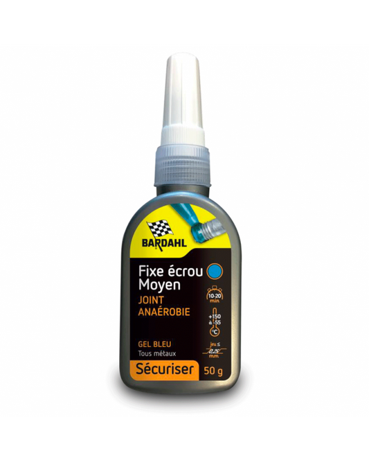 FIXE ÉCROU MOYEN BLEU 50g